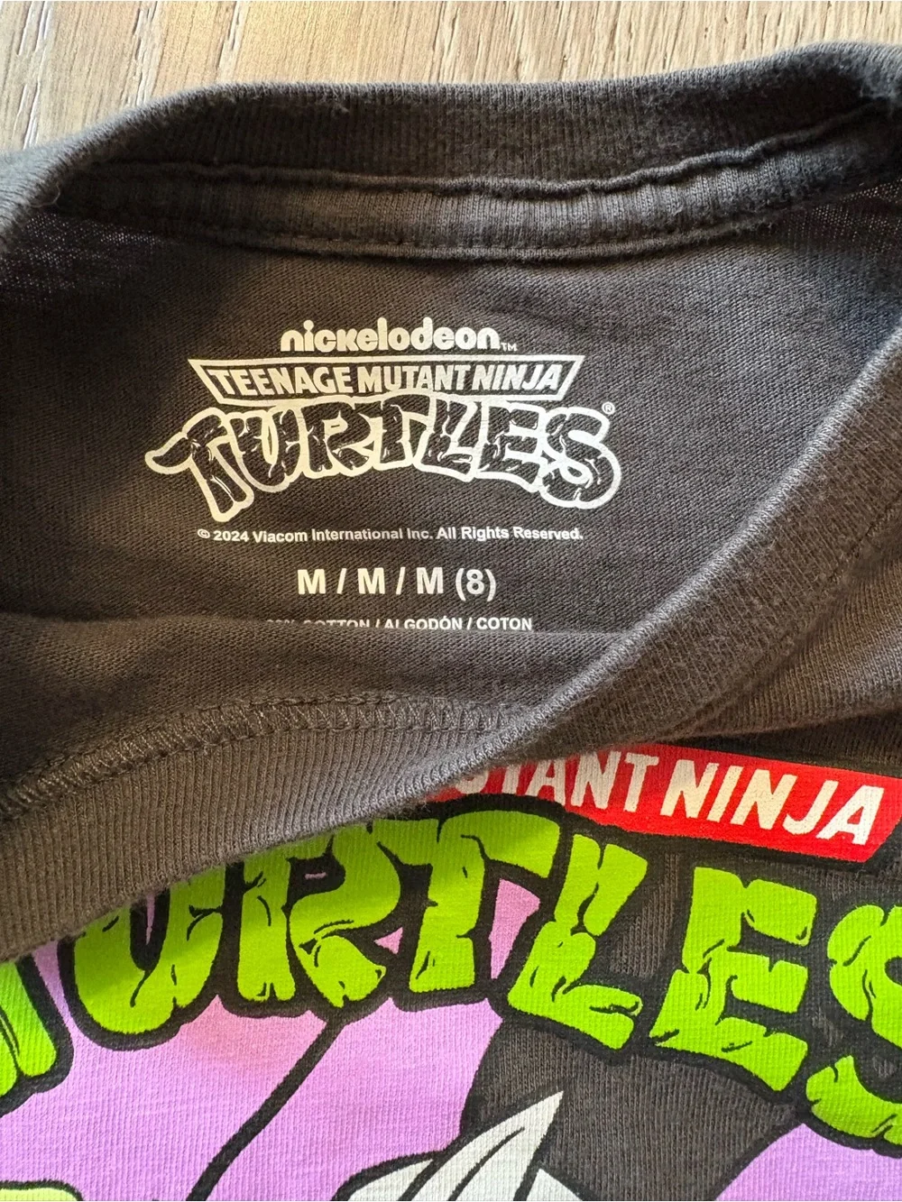 Boys Ninja Turtles Tshirt - Medium (Size 8)